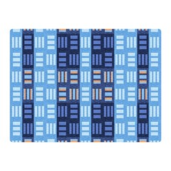Textile Structure Texture Grid Double Sided Flano Blanket (mini)  by Nexatart