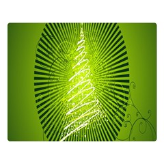 Vector Chirstmas Tree Design Double Sided Flano Blanket (large)  by Nexatart