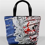 Water Reflection Abstract Blue Bucket Bags Back
