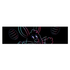 Easter Bunny Hare Rabbit Animal Satin Scarf (oblong) by Amaryn4rt