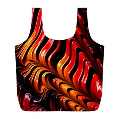 Abstract Fractal Mathematics Abstract Full Print Recycle Bags (l)  by Amaryn4rt