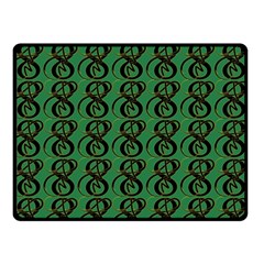 Abstract Pattern Graphic Lines Double Sided Fleece Blanket (small)  by Amaryn4rt