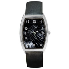 Fractal Mathematics Abstract Barrel Style Metal Watch by Amaryn4rt