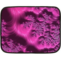 Fractal Artwork Pink Purple Elegant Double Sided Fleece Blanket (mini)  by Amaryn4rt