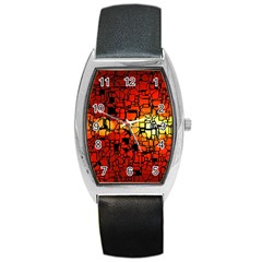 Board Conductors Circuits Barrel Style Metal Watch by Amaryn4rt
