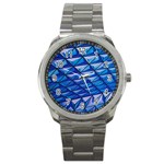 Lines Geometry Architecture Texture Sport Metal Watch Front