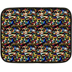 Abstract Pattern Design Artwork Double Sided Fleece Blanket (mini)  by Amaryn4rt