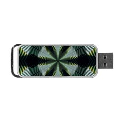 Lines Abstract Background Portable Usb Flash (two Sides) by Amaryn4rt