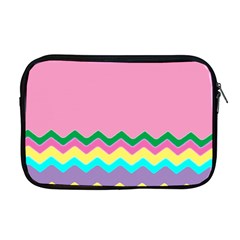 Easter Chevron Pattern Stripes Apple Macbook Pro 17  Zipper Case by Amaryn4rt