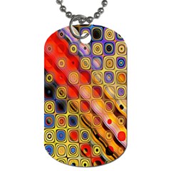 Background Texture Pattern Dog Tag (two Sides) by Amaryn4rt