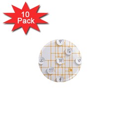 Icon Media Social Network 1  Mini Magnet (10 Pack)  by Amaryn4rt