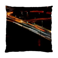 Highway Night Lighthouse Car Fast Standard Cushion Case (two Sides) by Amaryn4rt