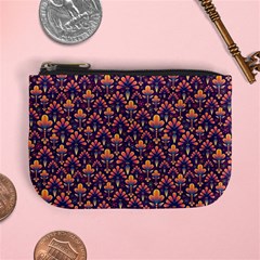 Abstract Background Floral Pattern Mini Coin Purses by Amaryn4rt