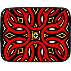 Traditional Art Pattern Fleece Blanket (mini) by Amaryn4rt
