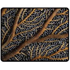 Trees Forests Pattern Fleece Blanket (medium)  by Amaryn4rt