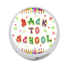 Back To School 4-port Usb Hub (two Sides)  by Amaryn4rt