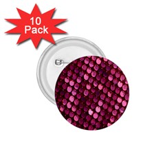 Red Circular Pattern Background 1 75  Buttons (10 Pack) by Simbadda