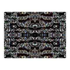Black Diamonds Double Sided Flano Blanket (mini)  by boho