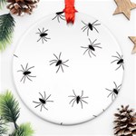 Spiders Ornament (Round) Front