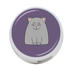 Cat Minimalism Art Vector 4-port Usb Hub (one Side) by Simbadda