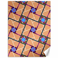 Overlaid Patterns Canvas 36  X 48   by Simbadda