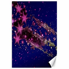 Stars Abstract Shine Spots Lines Canvas 20  X 30   by Simbadda