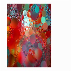 Texture Spots Circles Small Garden Flag (two Sides) by Simbadda