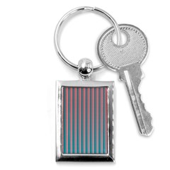 Hald Simulate Tritanope Color Vision With Color Lookup Tables Key Chains (rectangle)  by Simbadda
