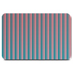 Hald Simulate Tritanope Color Vision With Color Lookup Tables Large Doormat  by Simbadda