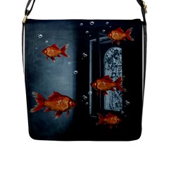 Natural Habitat Flap Messenger Bag (l)  by Valentinaart