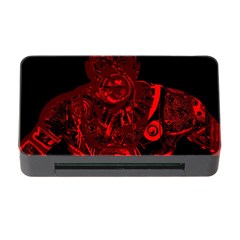 Warrior - Red Memory Card Reader With Cf by Valentinaart