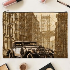 Vintage Old Car Cosmetic Bag (xxxl)  by Valentinaart
