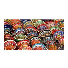 Art Background Bowl Ceramic Color Satin Wrap by Simbadda