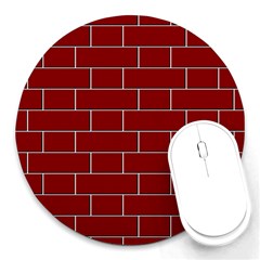 Flemish Bond Round Mousepads by Simbadda