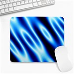 Grunge Blue White Pattern Background Large Mousepads Front