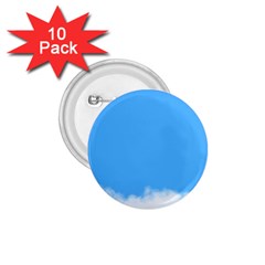 Blue Sky Clouds Day 1 75  Buttons (10 Pack) by Simbadda