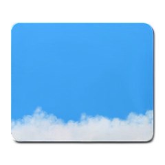 Blue Sky Clouds Day Large Mousepads by Simbadda