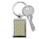 Cute Hamster Pattern Key Chains (Rectangle)  Front