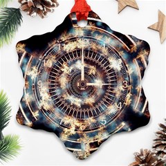 Science Fiction Background Fantasy Ornament (snowflake) by Simbadda