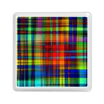 Abstract Color Background Form Memory Card Reader (Square)  Front