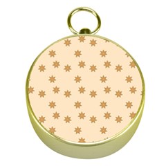 Pattern Gingerbread Star Gold Compasses by Simbadda