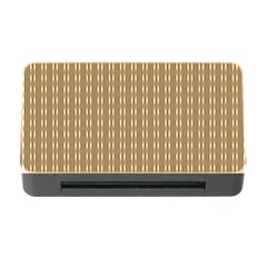 Pattern Background Brown Lines Memory Card Reader With Cf by Simbadda