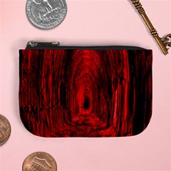 Tunnel Red Black Light Mini Coin Purses by Simbadda