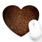 Texture Background Rust Surface Shape Heart Mousepads Front