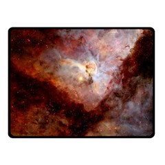 Carina Nebula Double Sided Fleece Blanket (small)  by SpaceShop
