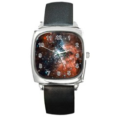 Star Cluster Square Metal Watch by SpaceShop