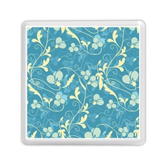 Floral Pattern Memory Card Reader (square)  by Valentinaart