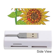 Sunflowers Flower Bloom Nature Memory Card Reader (stick)  by Simbadda