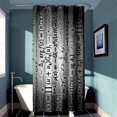 Science Formulas Shower Curtain 36  X 72  (stall)  by Simbadda