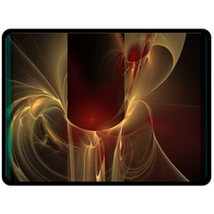 Fractal Image Double Sided Fleece Blanket (large)  by Simbadda